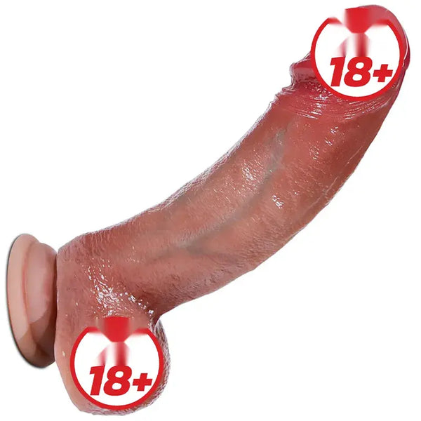 Satisfactory King Çift Katmanlı Ultra Gerçekçi Dildo - FA-DS-34