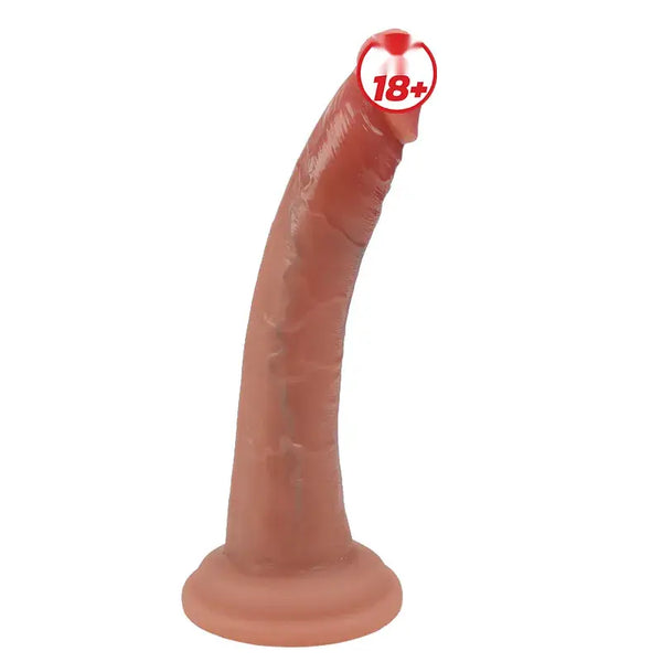 Satisfactory Single Çift Katmanlı Ultra Gerçekçi Dildo - FA-DS-20
