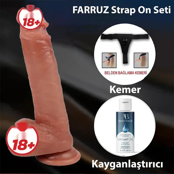 Satisfactory Slave Çift Katmanlı Ultra Gerçekçi Dildo - FA-DS-10