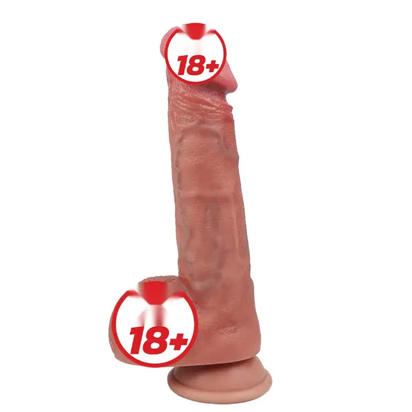 Satisfactory Sup Çift Katmanlı Ultra Gerçekçi Dildo - FA-DS-17