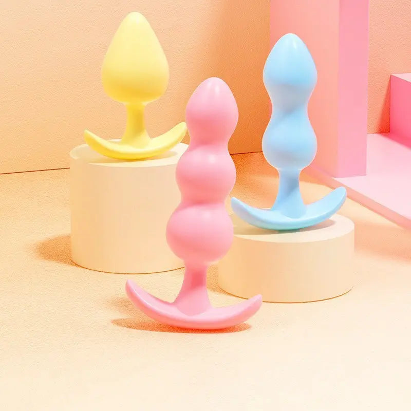 Sevimli Silikon Anal Plug Seti - FA-A12