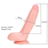 Farruz Skewed Old 23 Cm Gerçekçi Dildo - FA-XM271