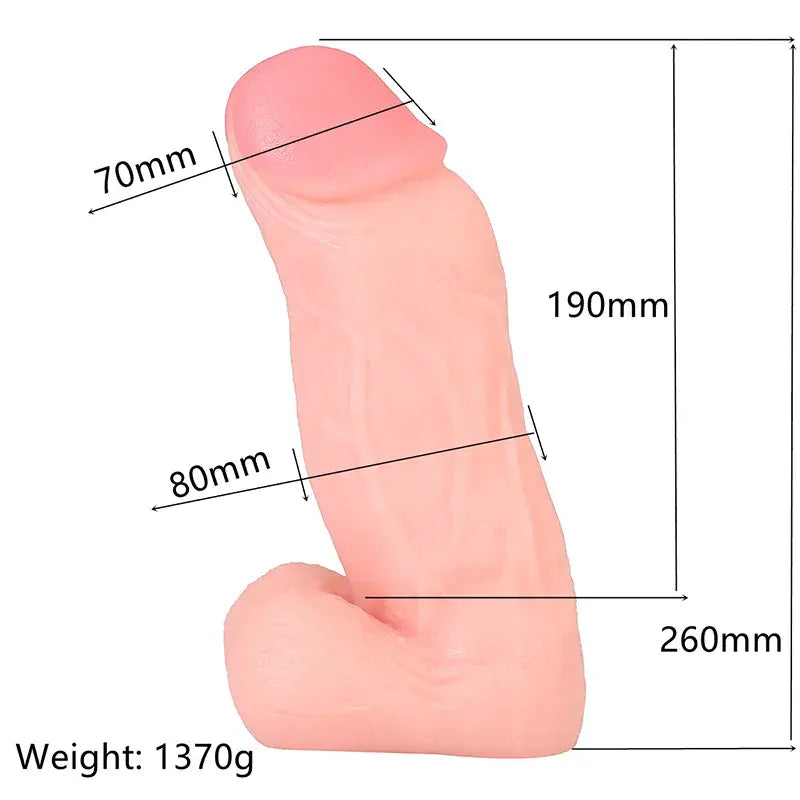 Skewed Ultra Bold 26 Cm Gerçekçi Dildo - FA-XM272