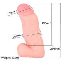 Farruz Skewed Ultra Bold 26 Cm Gerçekçi Dildo - FA-XM272