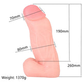 Farruz Skewed Ultra Bold 26 Cm Gerçekçi Dildo - FA-XM272