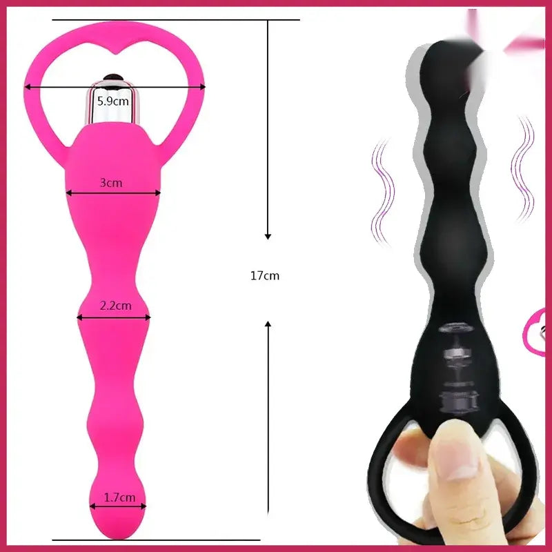 Smooth Boncuk Butt Plug Anal Vibratör - FA-AP-11