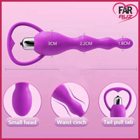 Farruz Smooth Boncuk Butt Plug Anal Vibratör - FA-AP-11