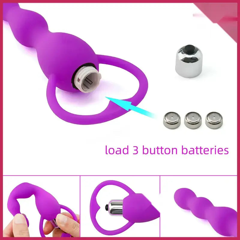 Smooth Boncuk Butt Plug Anal Vibratör - FA-AP-11