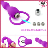 Farruz Smooth Boncuk Butt Plug Anal Vibratör - FA-AP-11