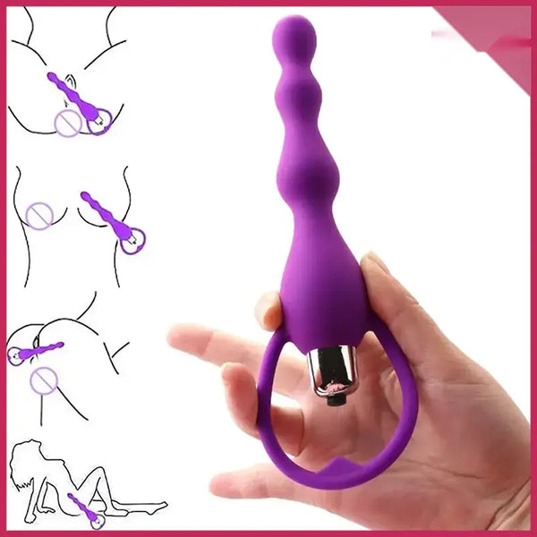Smooth Boncuk Butt Plug Anal Vibratör - FA-AP-11