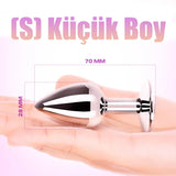 Taşlı Küçük Boy Anal Plug - FA-A04