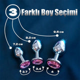 Taşlı Küçük Boy Anal Plug - FA-A04