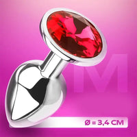 Taşlı Orta Boy Anal Plug - FA-A05
