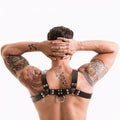 Fetish Dream Erkek Harness Deri Kemer - BDMF023
