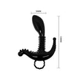 Klitoral Uyarıcılı Prostat Stimülatör Anal Plug - B1100