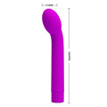 G-Spot Uyarıcılı Titreşimli Vibratör Dildo - BDM4764