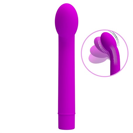 G-Spot Uyarıcılı Titreşimli Vibratör Dildo - BDM4764