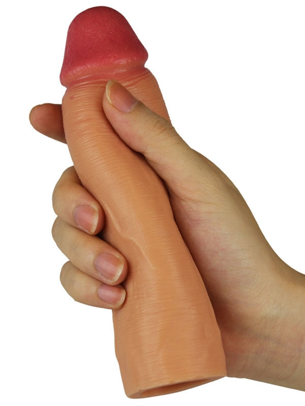 LoveToy Gerçekçi Doku 16.5 cm Uzunluğunda 2.5 cm Dolgulu Kılıf - LV4211