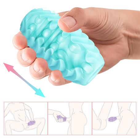 Gerçekçi Doku Realistik Penis Kılıfı & Suni Vajina Mastürbatör - Romantic - BDM1284-1