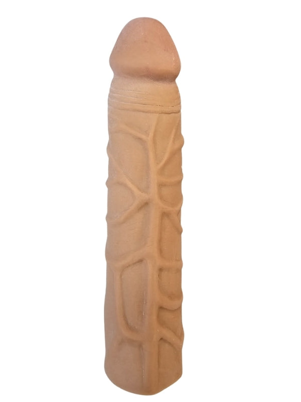 Gerçekçi Melez Penis Kılıfı Et Dokusunda 17 cm - A-EP019