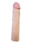 Gerçekçi Penis Kılıfı Et Dokusunda 19 cm - A-EP027
