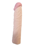 Gerçekçi Penis Kılıfı Et Dokusunda 19 cm - A-EP027