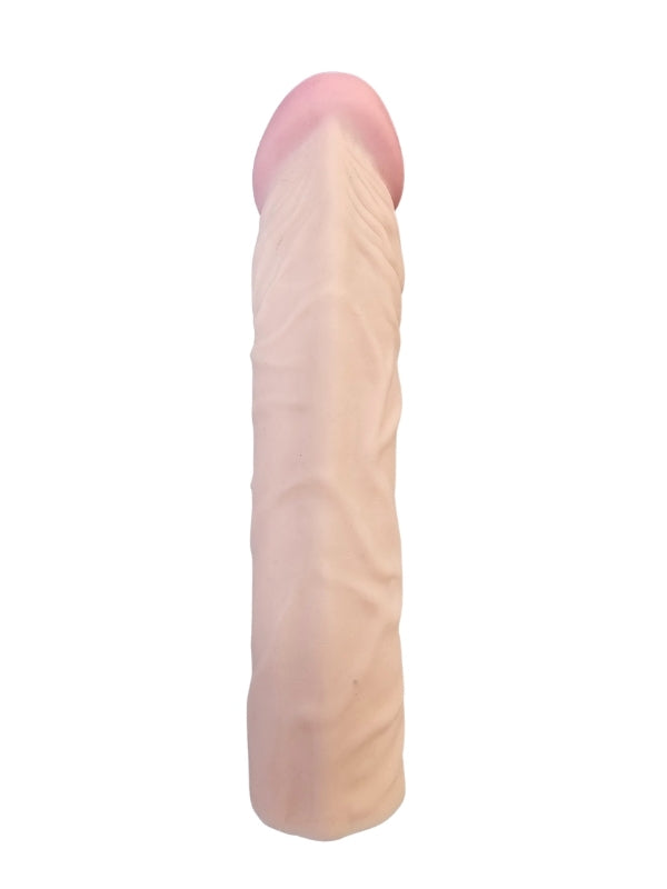 Gerçekçi Penis Kılıfı Et Dokusunda 19 cm - A-EP027