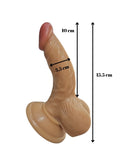 Gerçekçi Testisli Melez Dildo 15.5 cm - A-PX033MELEZ