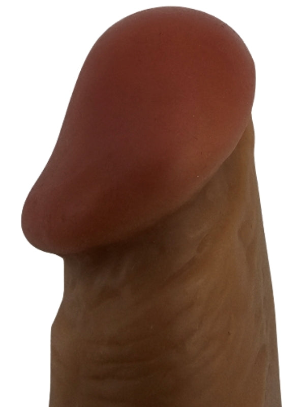 Gerçekçi Testisli Melez Dildo 18 cm - A-PX004MELEZ