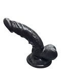 Gerçekçi Testisli Siyah Dildo 16 cm - A-PX461S