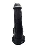 Gerçekçi Testisli Siyah Dildo 19 cm - A-PX172S