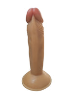 Gerçekçi Testissiz Melez Dildo 18 cm - A-PX013MELEZ