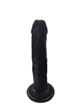 Gerçekçi Testissiz Siyah Dildo 21 cm - A-PX016S