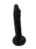 Gerçekçi Testissiz Siyah Dildo 21 cm - A-PX016S