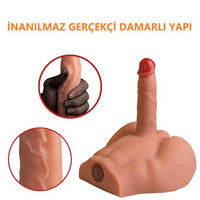 Gerçekçi Yapıda Realistik İleri Geri Hareketli 17,5 cm Penisli Erkek Vücut - Peel - BDM1591