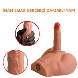 Gerçekçi Yapıda Realistik İleri Geri Hareketli 17,5 cm Penisli Erkek Vücut - Peel - BDM1591