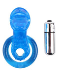 Get Lock The Tongue-Blue Titreşimli Dilli Penis Halkası - C-CH0022M