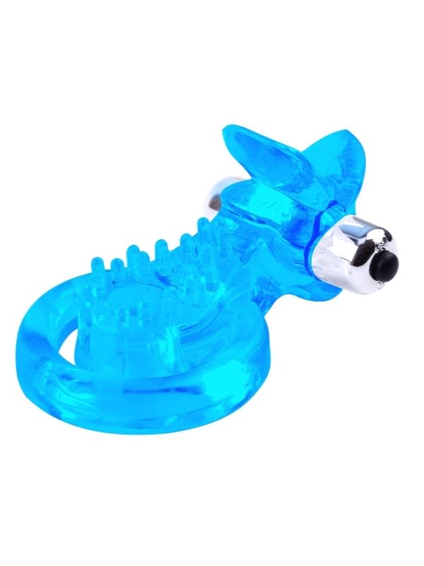 Get Lock The Tongue-Blue Titreşimli Dilli Penis Halkası - C-CH0022M