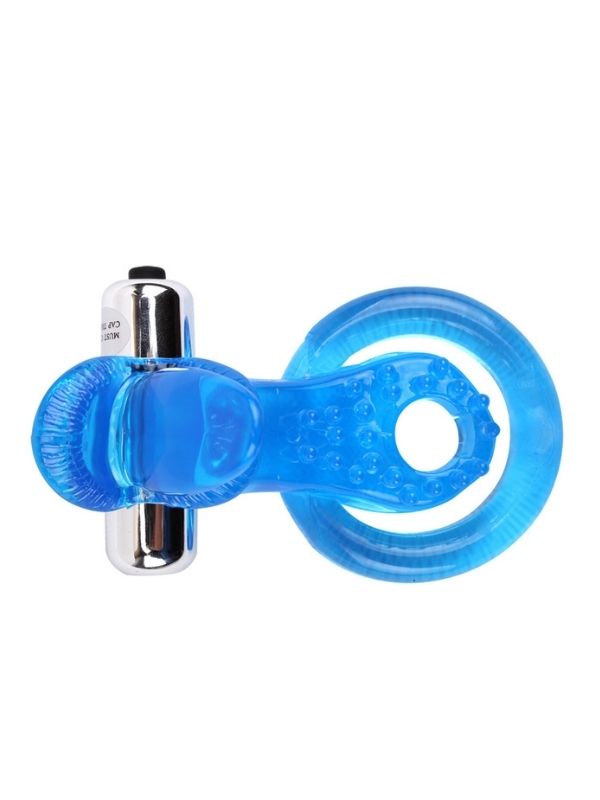 Get Lock The Tongue-Blue Titreşimli Dilli Penis Halkası - C-CH0022M