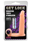 Get Lock Triple Stimulator Titreşimli Protez Penis Halkası - C-CH0025