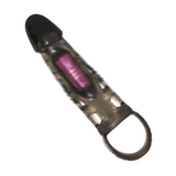 14 cm Titreşimli Şeffaf Penis Kılıfı - B1187