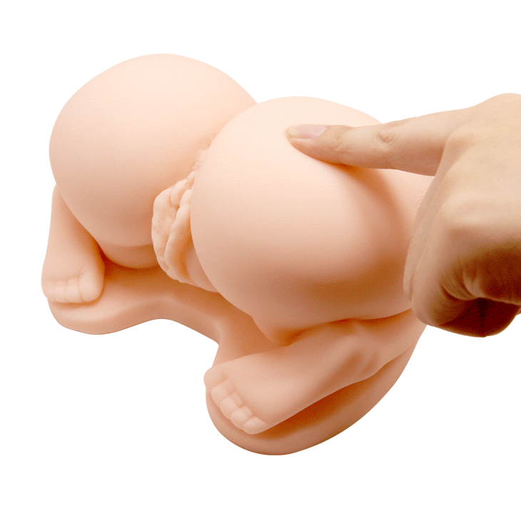CRAZY BULL 2 İşlevli Büyük Tam Boy Titreşimli Realistik Kalça - B1248