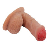 Giyilebilir Realistik 13 cm Yapay Melez Penis - Warnell - BDM1456