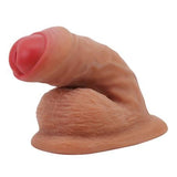 Giyilebilir Realistik 13 cm Yapay Melez Penis - Warnell - BDM1456