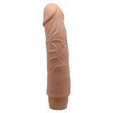 G&uuml;&ccedil;l&uuml; Titreu015fimli 19,5 cm Realistik Vibrat&ouml;r Ger&ccedil;ekci Penis Dildo - CA-BDM1032