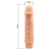 [DEV İNDİRİM] %40 İndirim – Güçlü Titreşimli 19,5 cm Realistik Vibratör Gerçekci Penis Dildo - CA-BDM1032