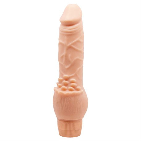 Güçlü Titreşimli 19,5 cm Realistik Vibratör Gerçekci Penis Dildo - BDM101