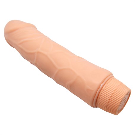 Güçlü Titreşimli 19,5 cm Realistik Vibratör Gerçekci Penis Dildo - BDM1032