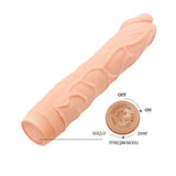 Güçlü Titreşimli 22,5 cm Realistik Vibratör Gerçekci Penis Dildo - CA-BDM1009