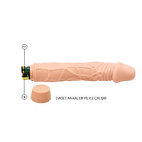 Güçlü Titreşimli 22,5 cm Realistik Vibratör Gerçekci Penis Dildo - CA-BDM1009